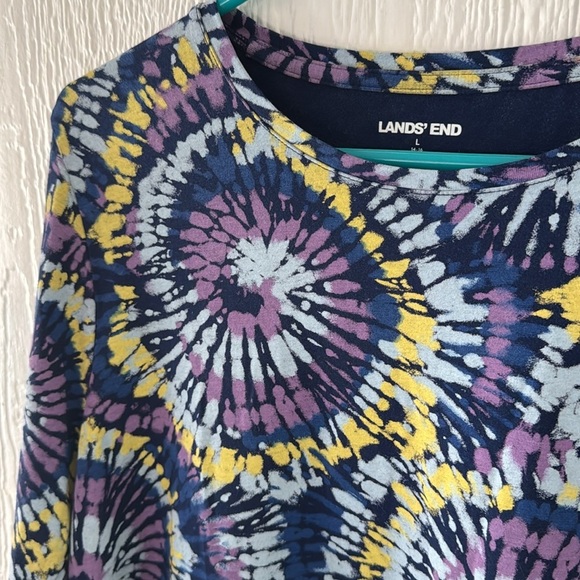 Land’s End long sleeve vibrant top Large - Picture 3 of 5